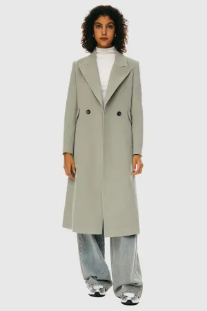 Wool Blend Long Coat