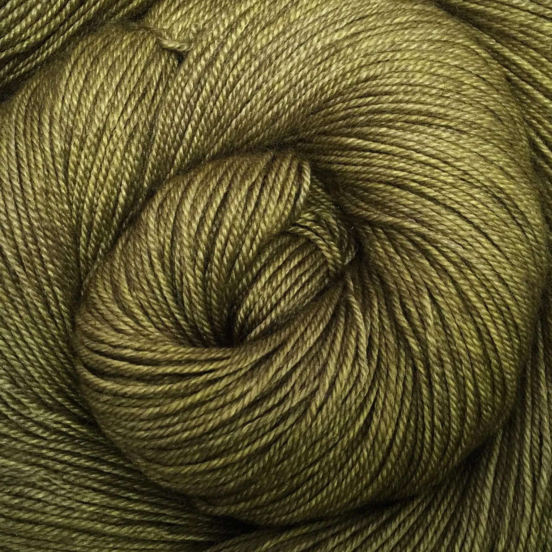 Yakity Yak Fingering Weight Yarn - Gold Semi Solid